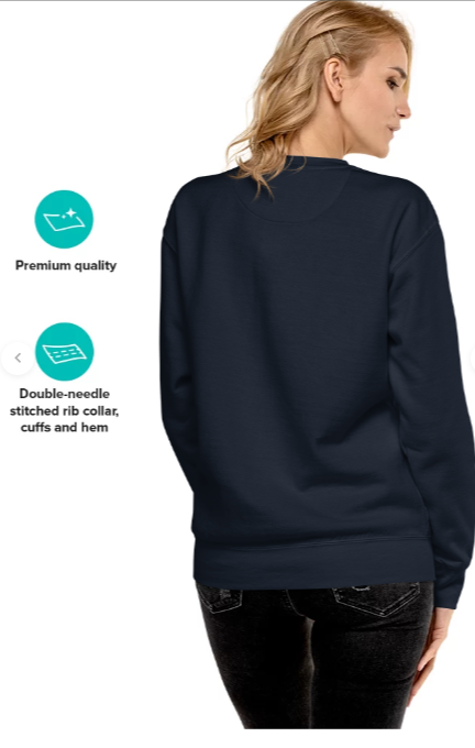 Good Thing Unisex Premium Sweatshirt with logo