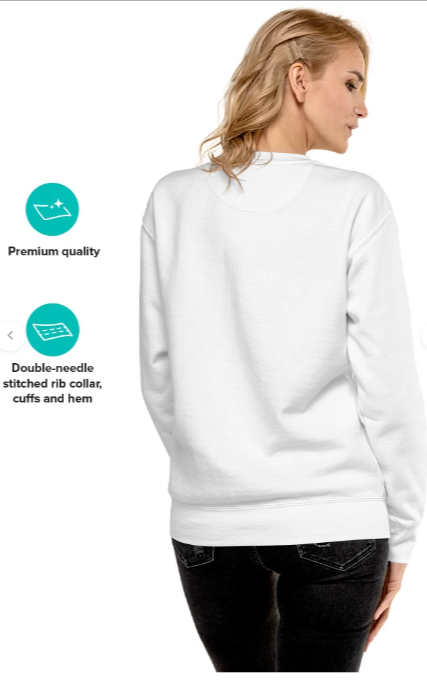 Good Thing Unisex Premium Sweatshirt with logo