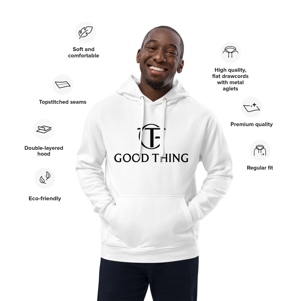 Good Thing Unisex Hoodie - White