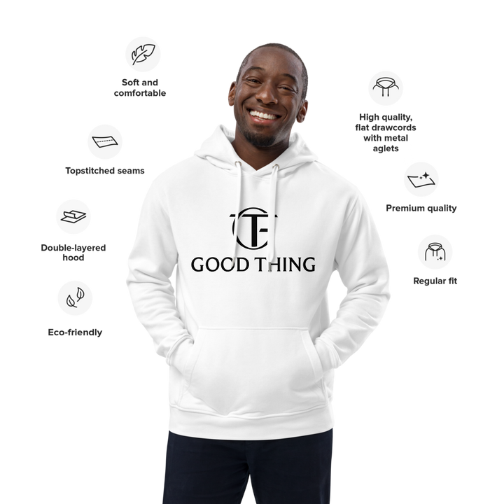 Good Thing Unisex Hoodie - White