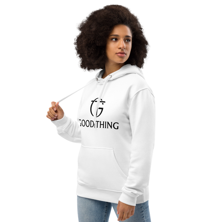 Good Thing Unisex Hoodie - White