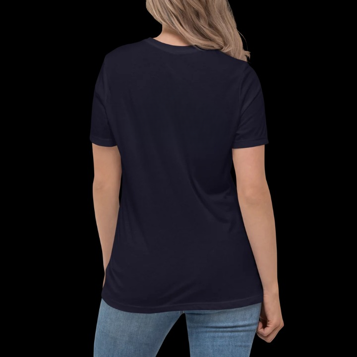 Women's Relaxed T-Shirt | Bella + Canvas 6400- Black